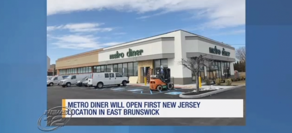 Metro Diner facade outdoors