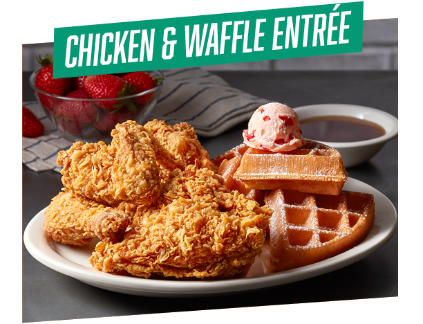 Big Game Chicken & Waffle Entree