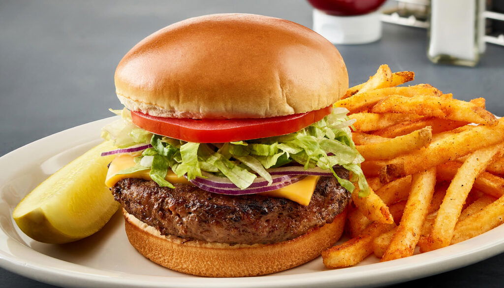 Classic Burger for Lunch or Dinner 12 Dinners Under $12