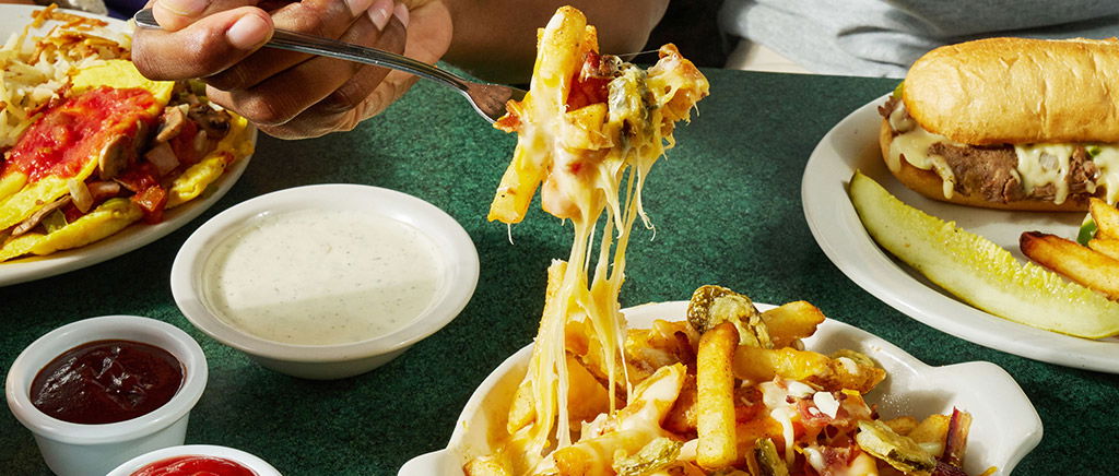 Metro Diner's Cheese Fries