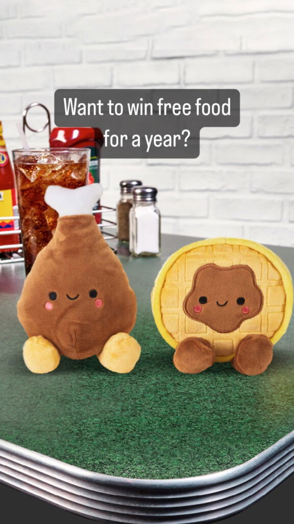 Chicken and Waffle Day plushies