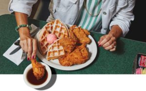 Chicken and Waffle syrup dip