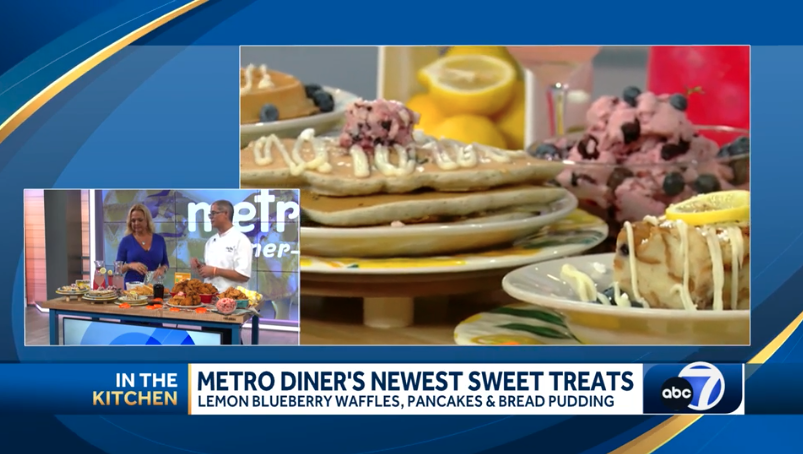 lemon blueberry seasonal flavor metro diner