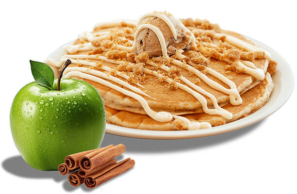 cinnamon apple seasonal flavor griddles