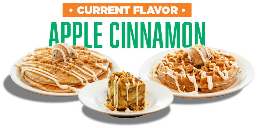 cinnamon apple seasonal flavor griddles