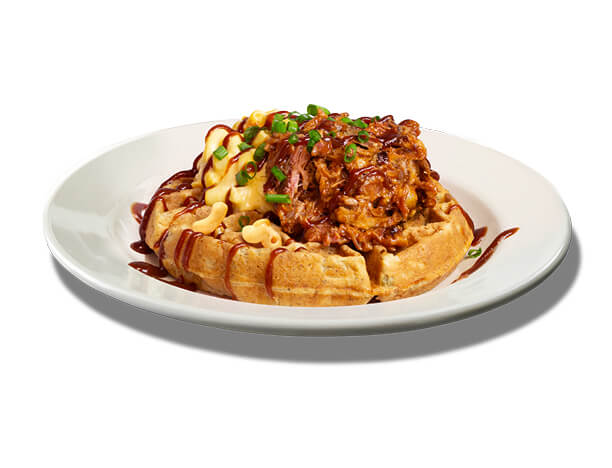 BBQ Pork Stuff N Waffle