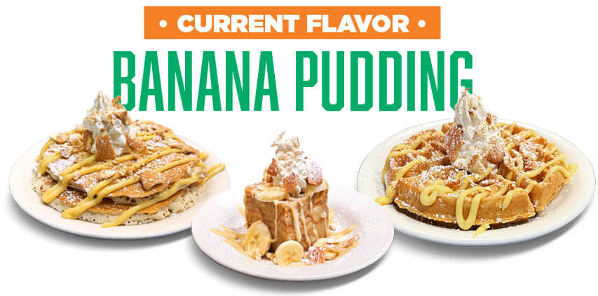 Banana Pudding Pancake, Waffle, Dessert