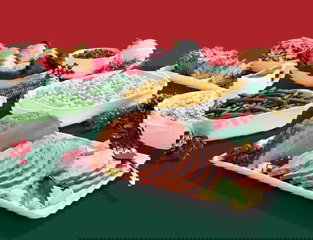 metro diner christmas dinner feast