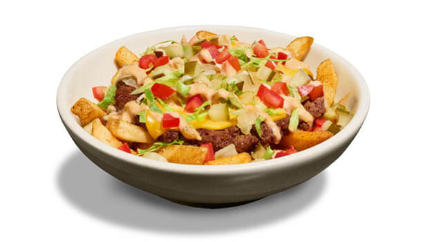 Loaded Burger Bowl at Metro Diner