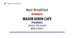 Best Diner Metro Diner Fredericksburg