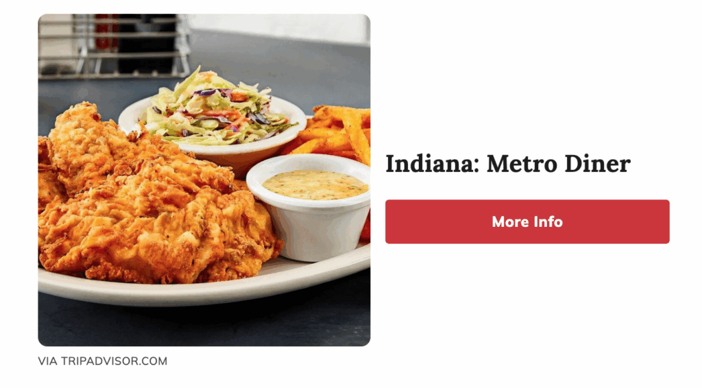 Metro Diner - most iconic diner in Indiana