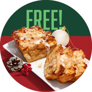 Free Christmas Dessert Bread Pudding