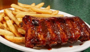 1/2 Rack Ribs Diner Deal - entree + drink + soup/salad