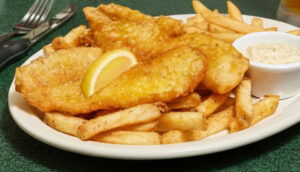 Fish & Chips Diner Deal - entree + drink + soup/salad