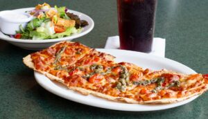 Margherita Flatbread Diner Deal - entree + drink + soup/salad