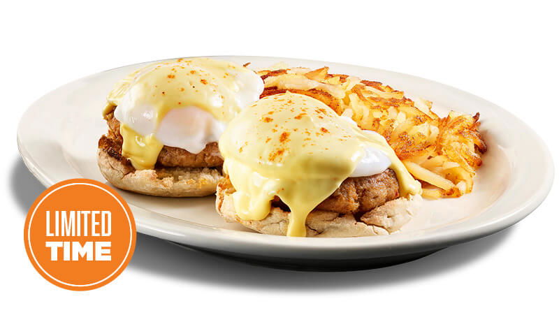 Crabcake Eggs Benedict limited time offer