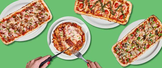 Flatbreads and chicken parm offer