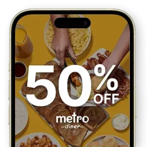 Metro Diner 50% Off