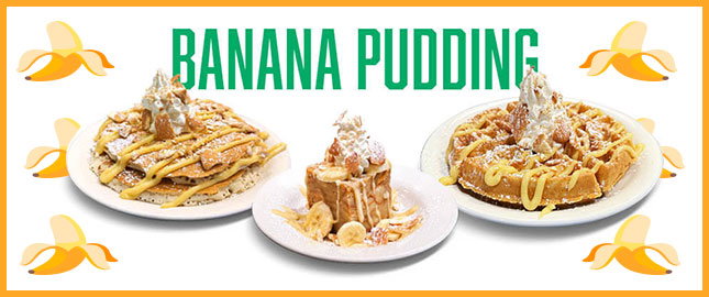 Banana Pudding Seasonal Pancake Waffle Bread Pudding Dessert