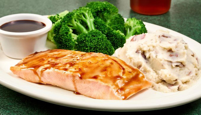 Teriaki Salmon Platter