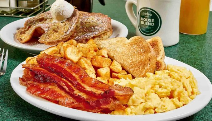 Croissant French Toast Breakfast