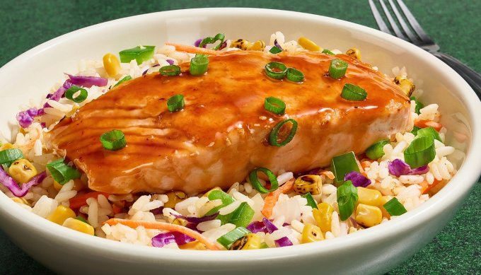 Teriyaki Salmon Bowl