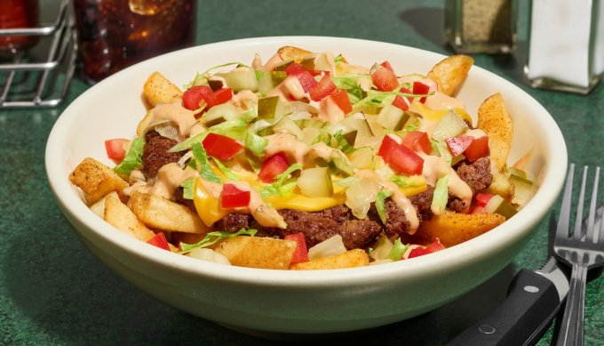 Loaded Burger Bowl